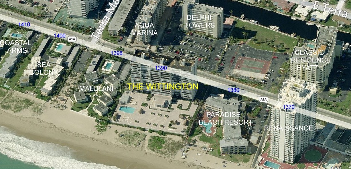 Aerial photo of Wittington