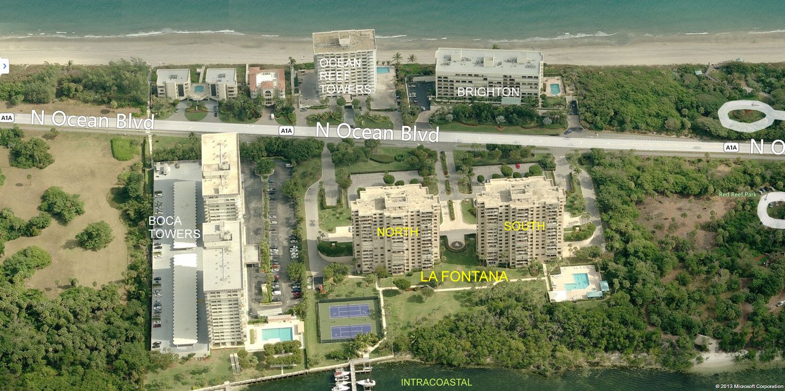 Aerial photo of La Fontana (South)