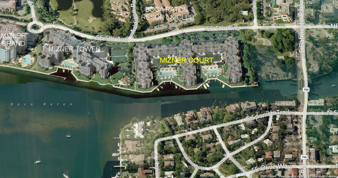 Aerial photo of Mizner Court