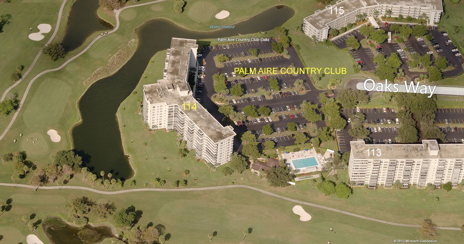 Aerial photo of Palm Aire 114