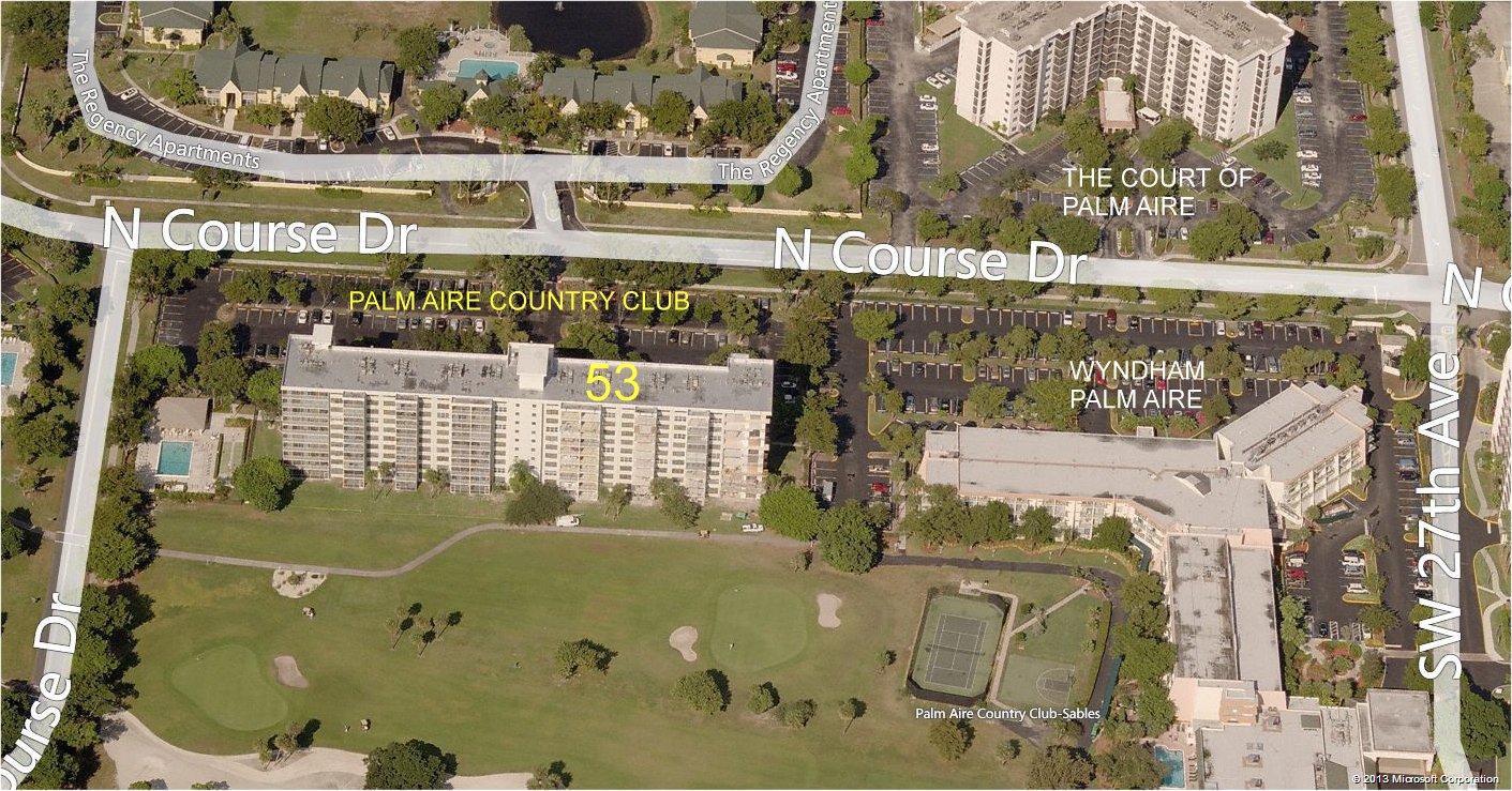 Aerial photo of Palm Aire 53