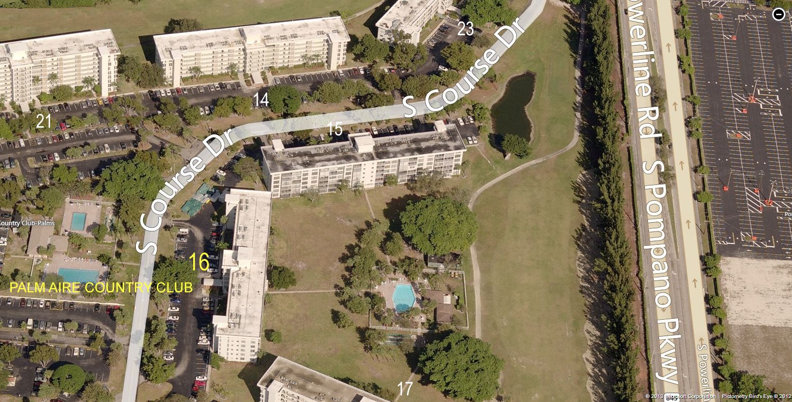 Aerial photo of Palm Aire 16