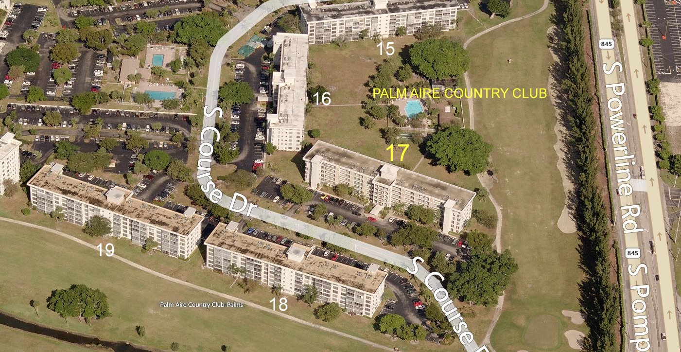 Aerial photo of Palm Aire 17