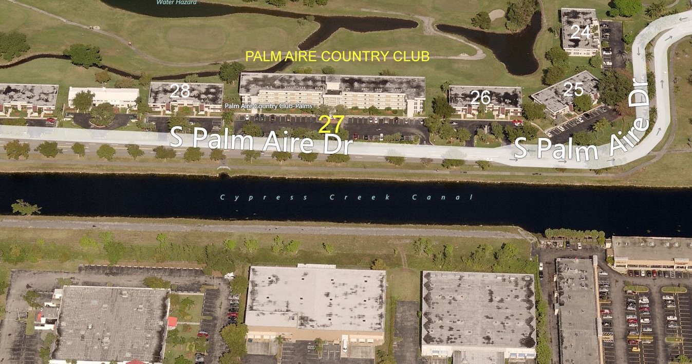 Aerial photo of Palm Aire 27