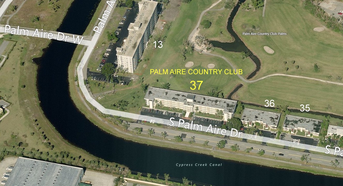 Aerial photo of Palm Aire 37
