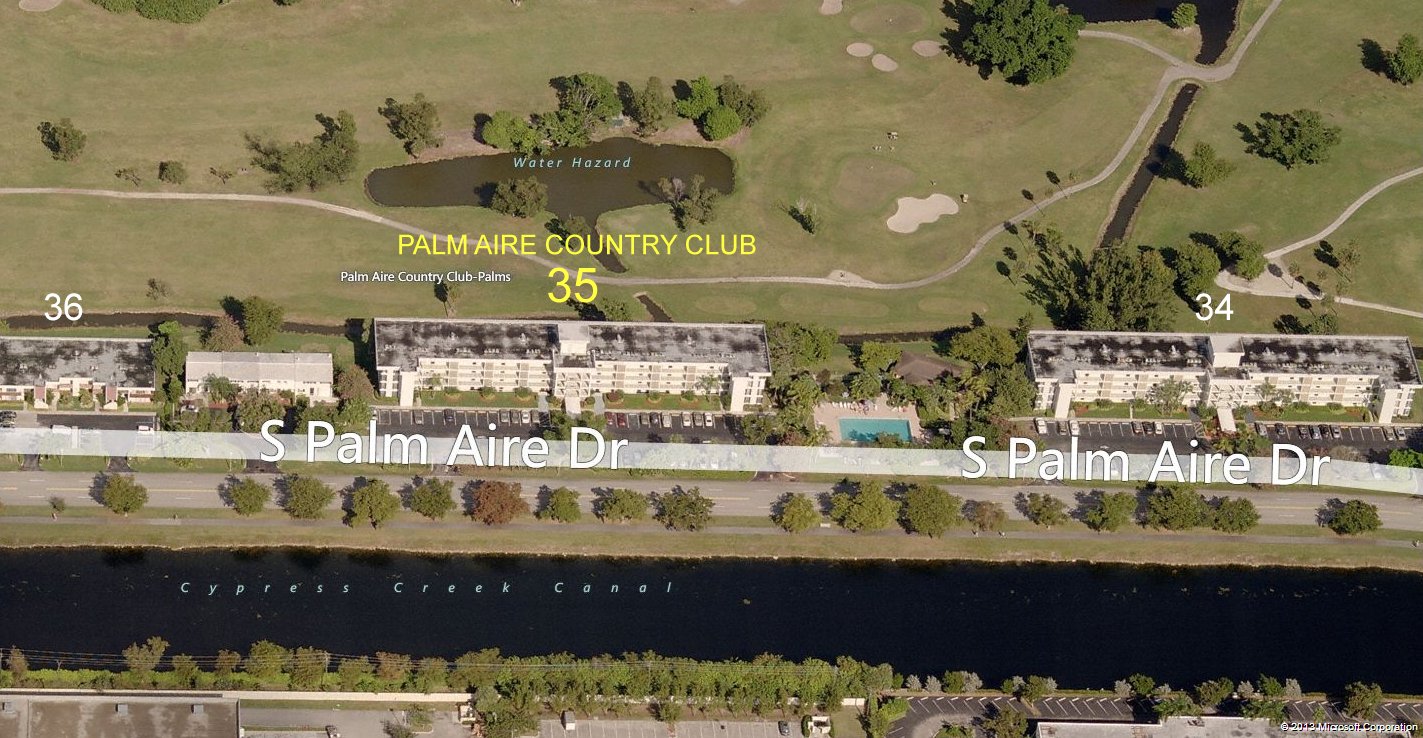 Aerial photo of Palm Aire 35
