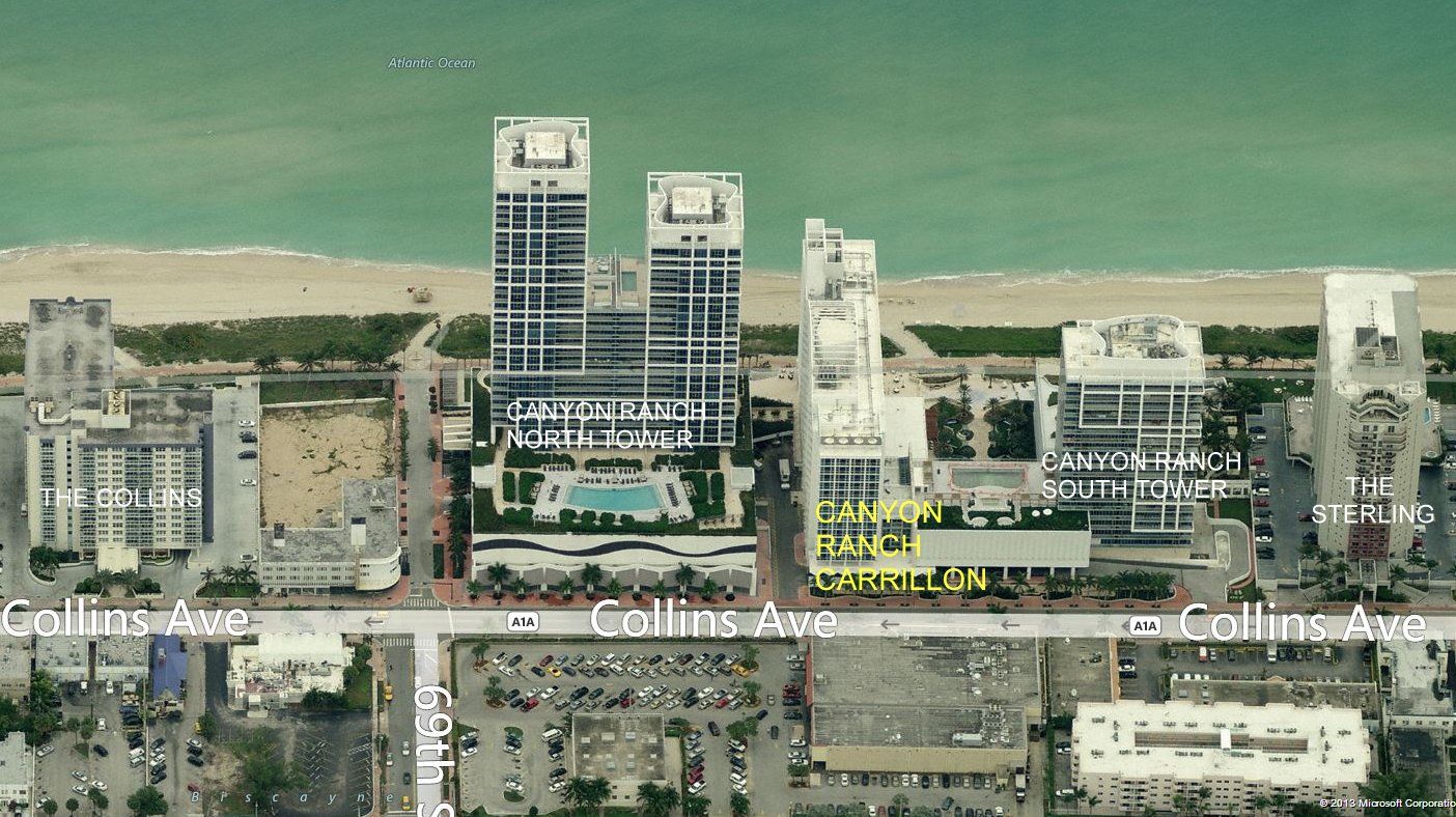 Aerial photo of Canyon Ranch Carillon