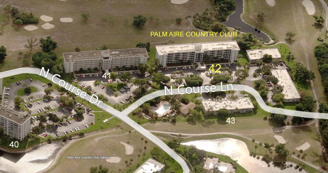 Aerial photo of Palm Aire 42