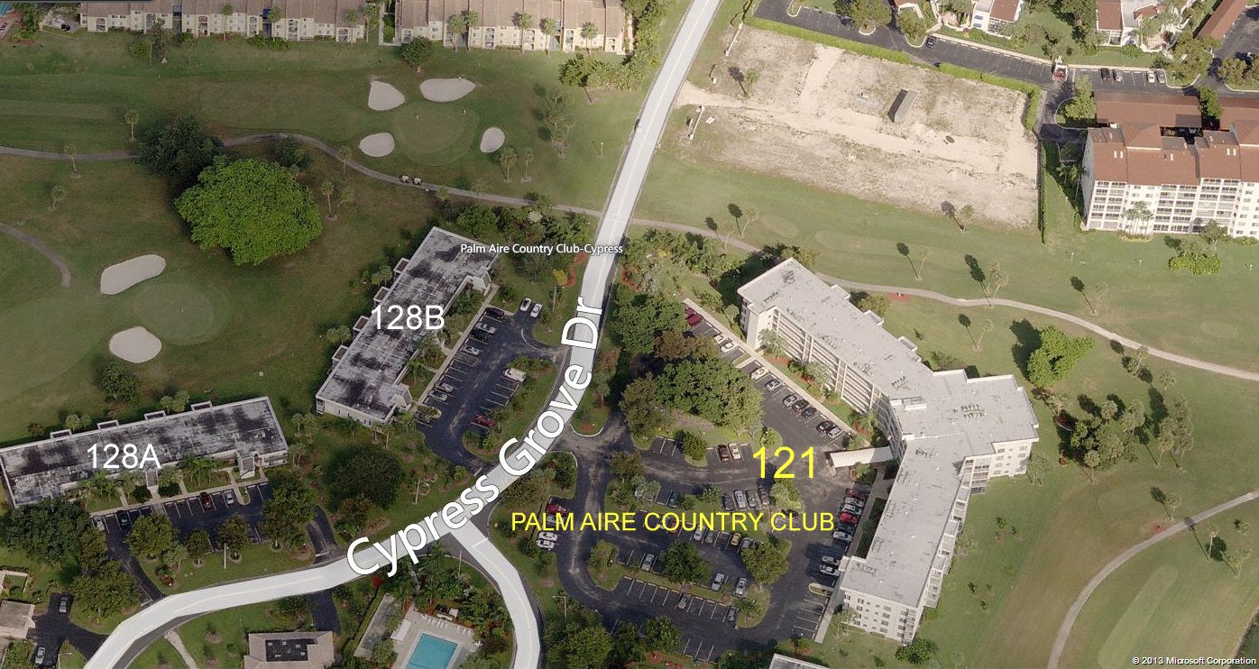 Aerial photo of Palm Aire 121