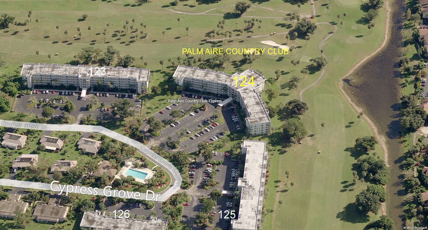 Aerial photo of Palm Aire 124