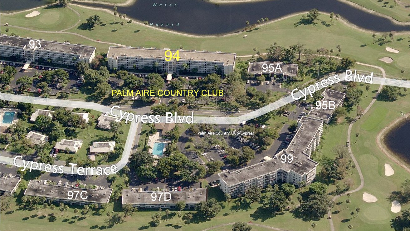 Aerial photo of Palm Aire 94