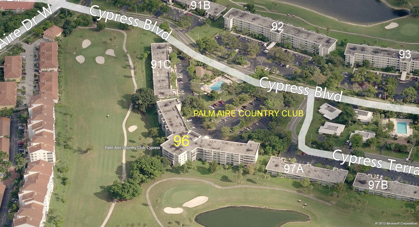 Aerial photo of Palm Aire 96