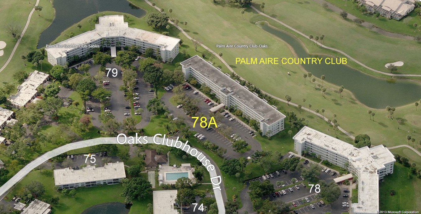 Aerial photo of Palm Aire 78A