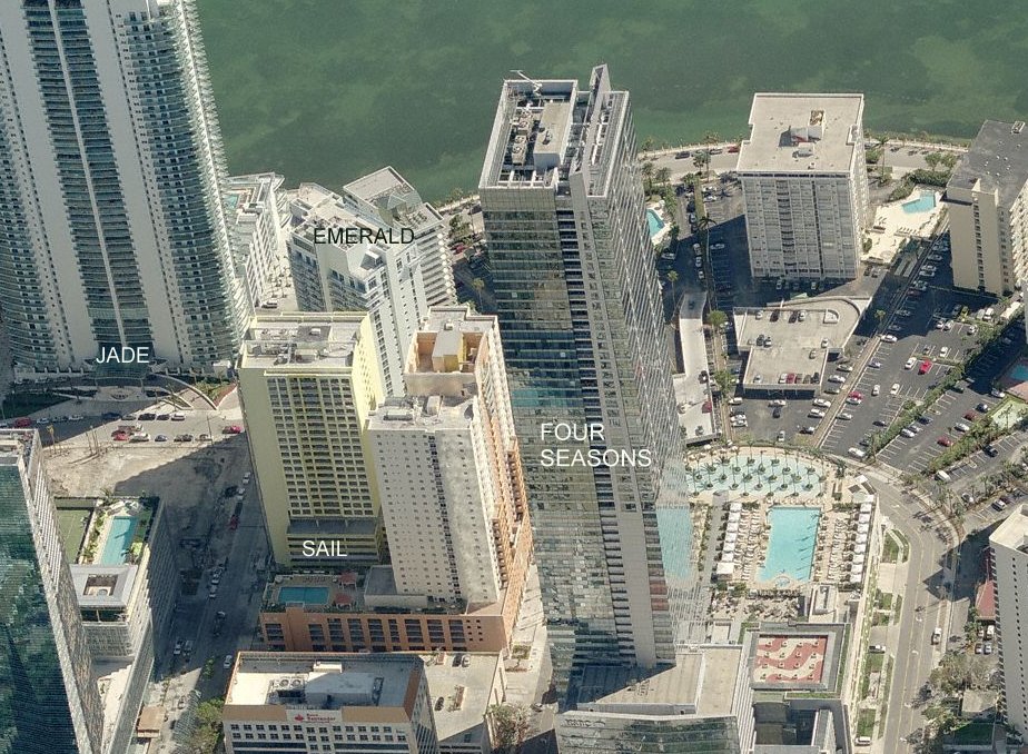 Aerial photo of Four Seasons