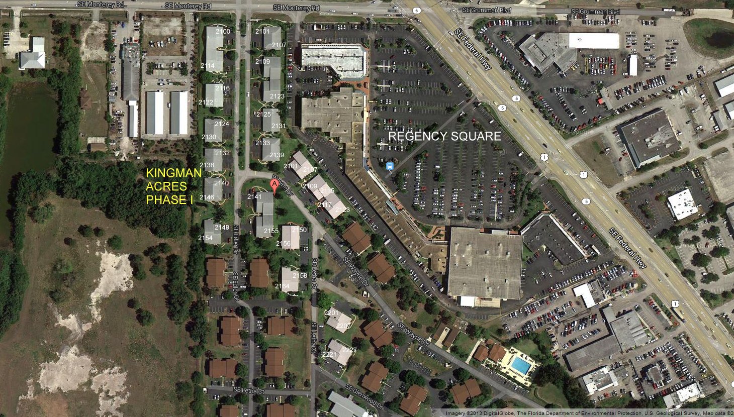 Aerial photo of Kingman Acres