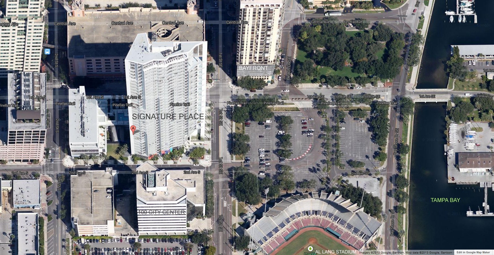 Aerial photo of Signature