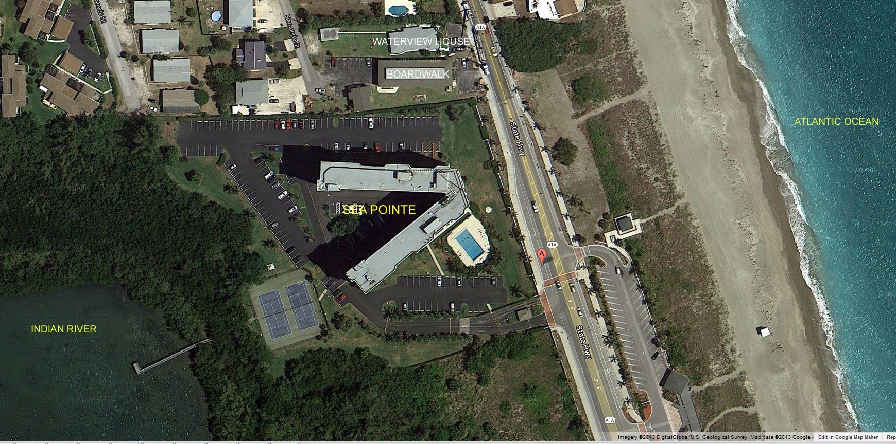 Aerial photo of Sea Pointe