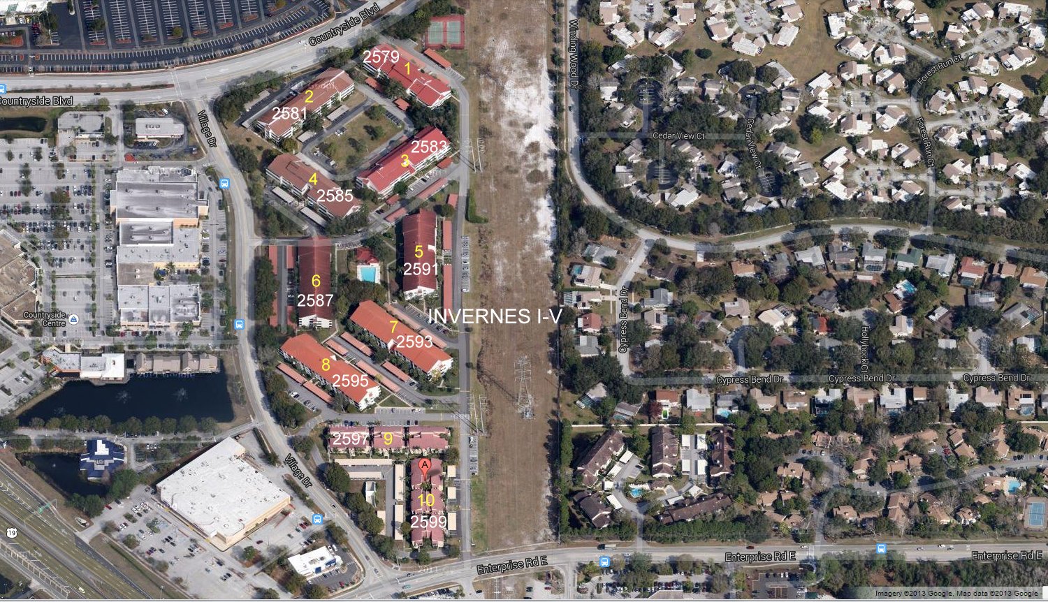 Aerial photo of Inverness I-V