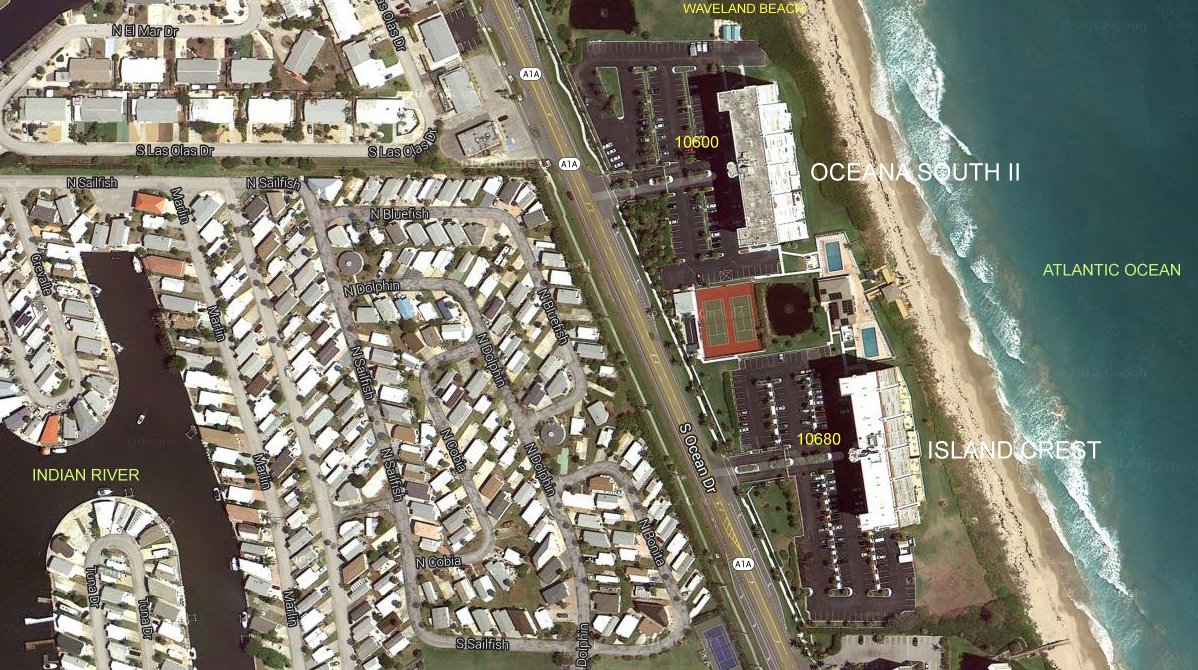 Aerial photo of Island Crest