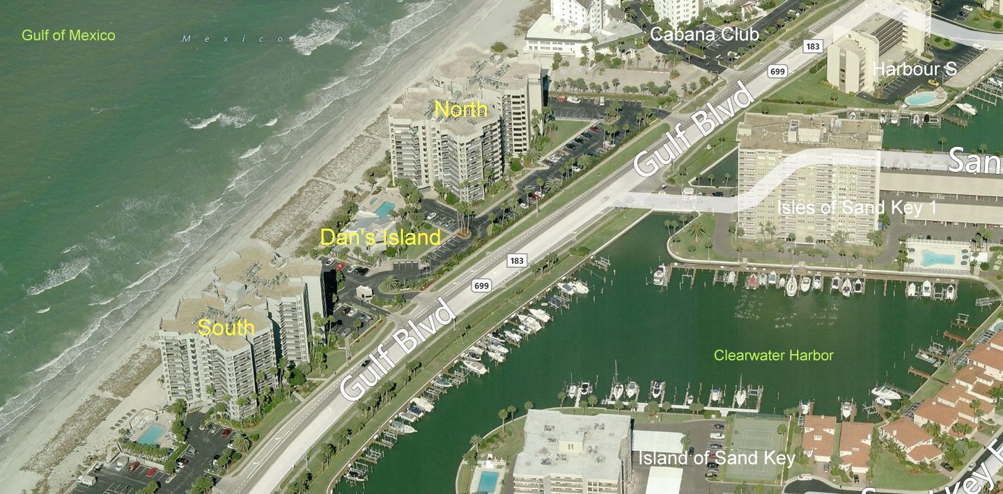 Aerial photo of Dan's Island North