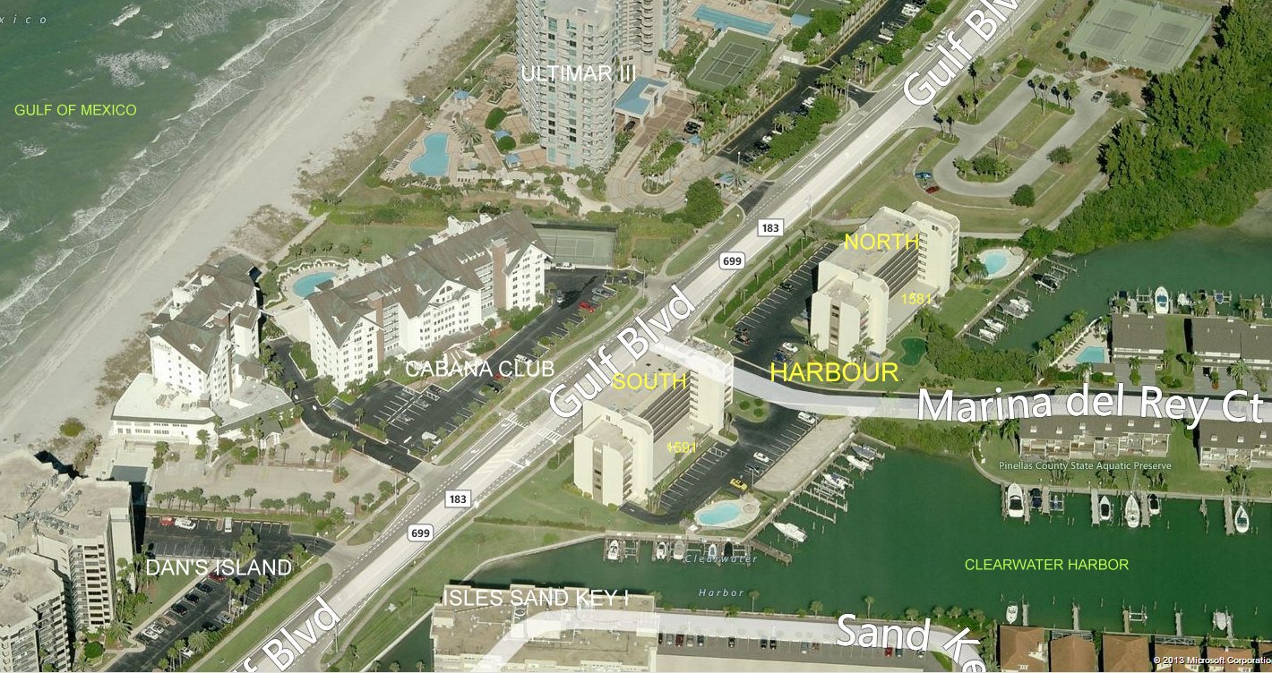 Aerial photo of Harbour North & South