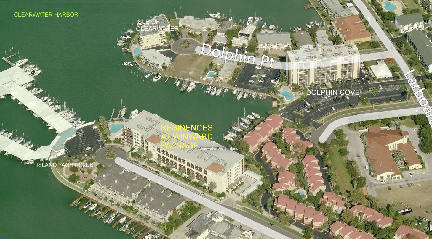 Aerial photo of Residences at Winward Passage