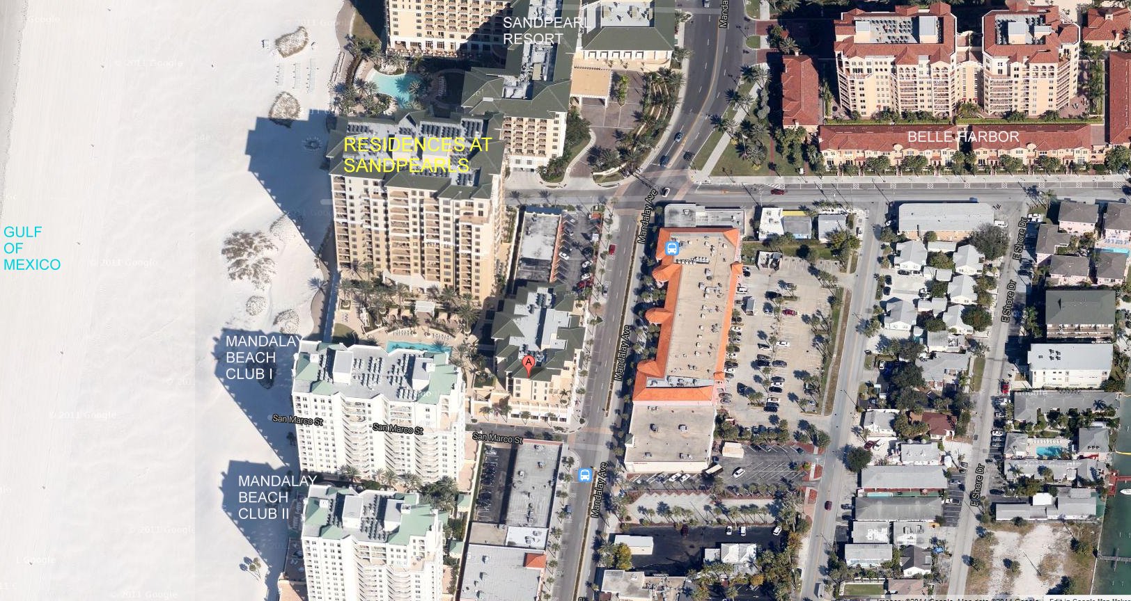 Aerial photo of Residences at Sandpearl