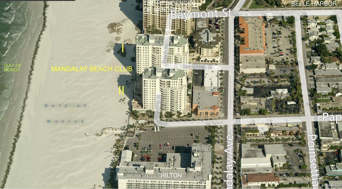 Aerial photo of Mandalay Beach Club 2