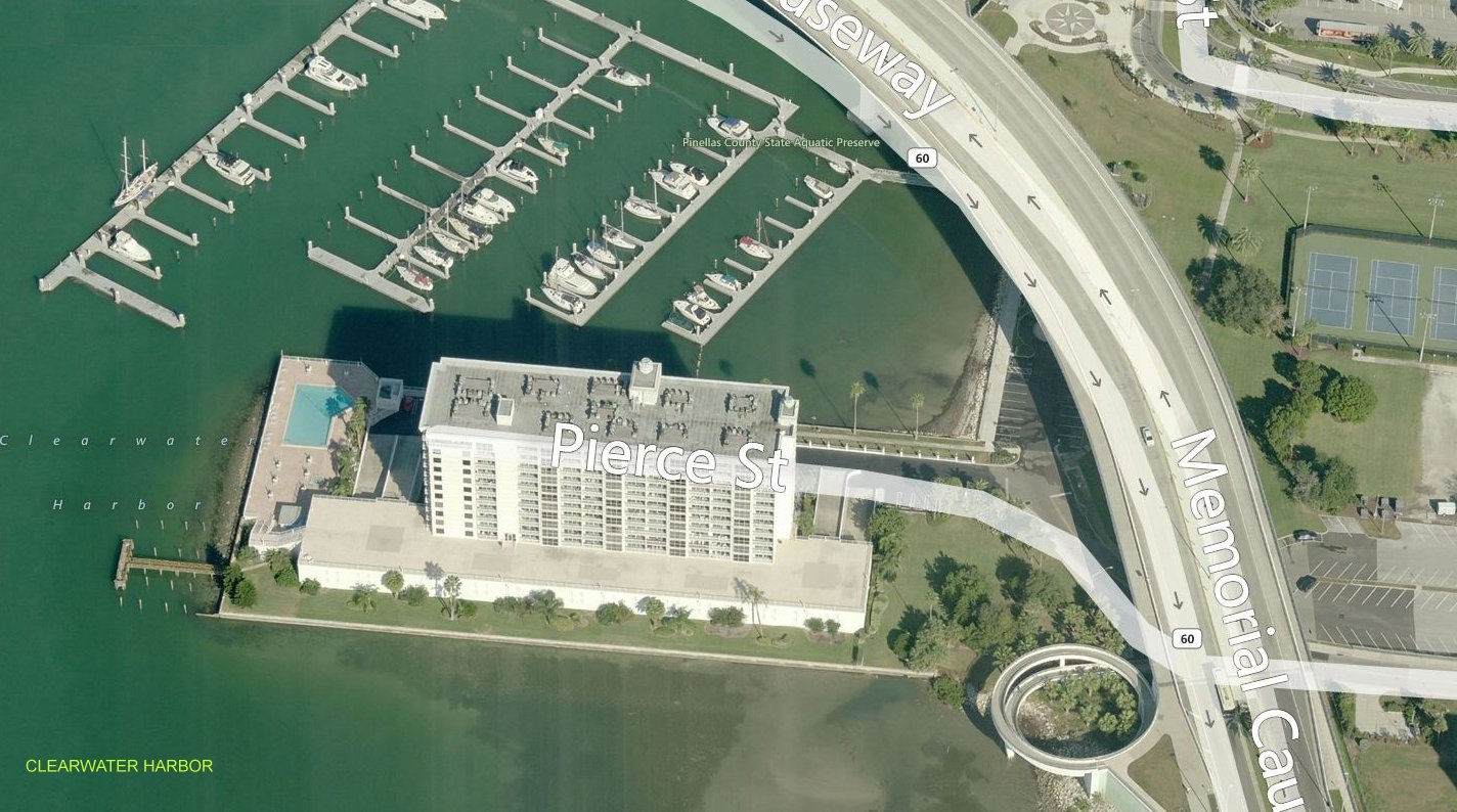 Aerial photo of Pierce 100