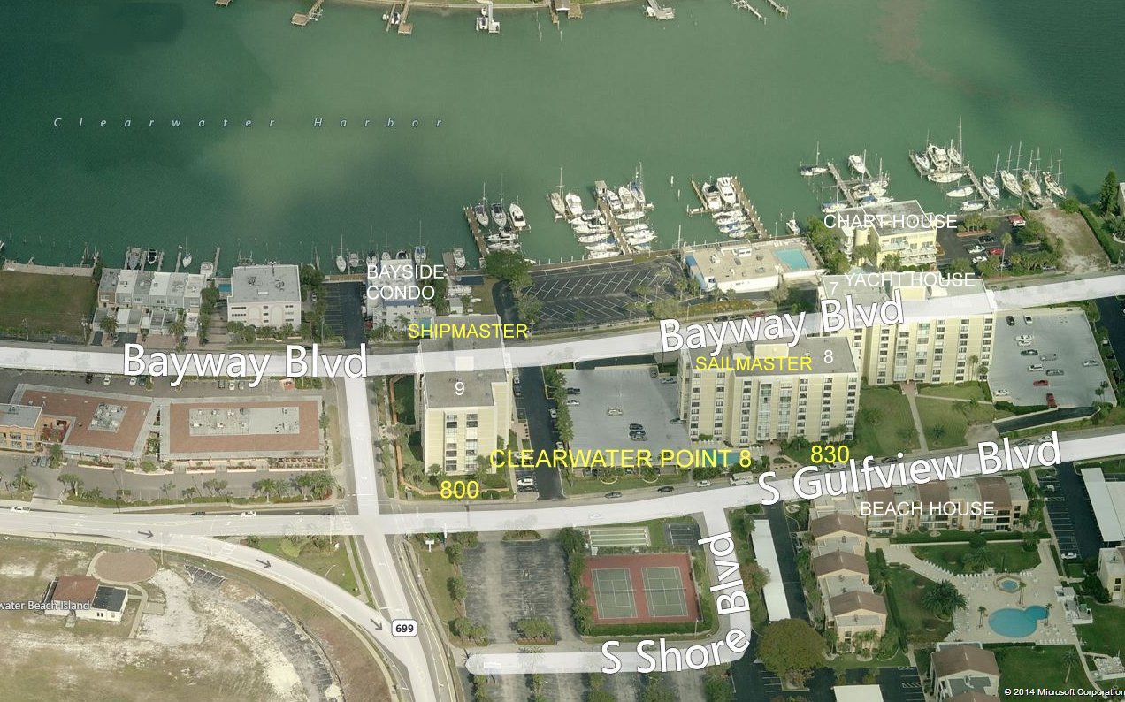 Aerial photo of Clearwater Point 8 & 9 - Sailmaster & Shipmaster