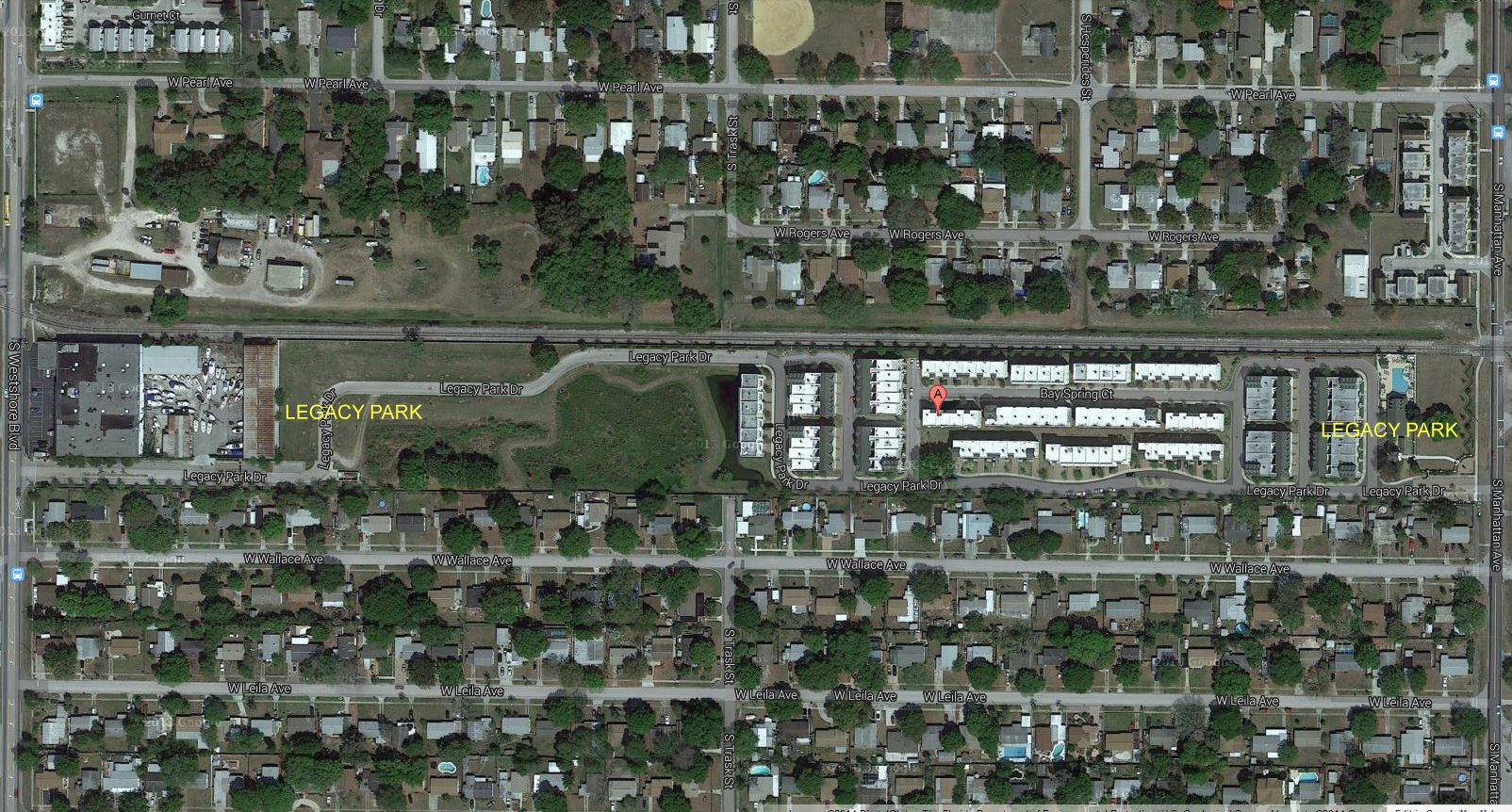 Aerial photo of Legacy Park