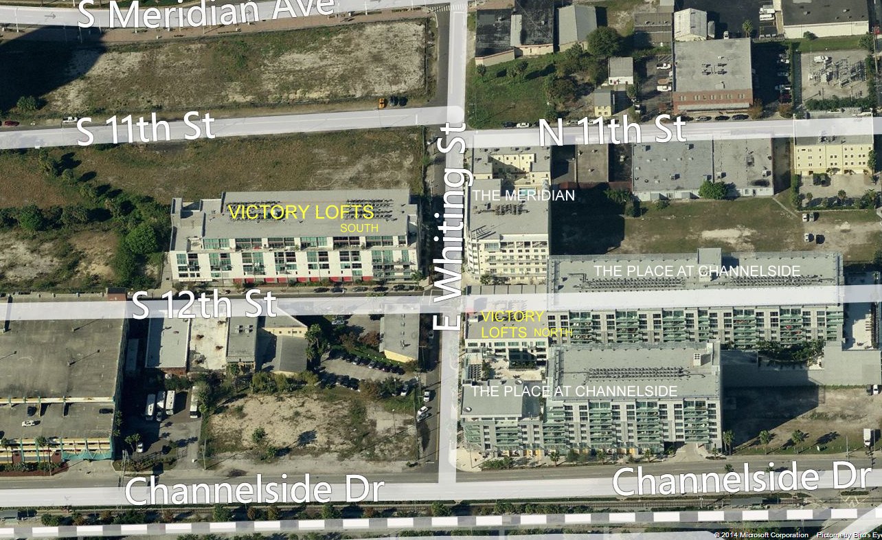 Aerial photo of Victory Lofts North & South (2)