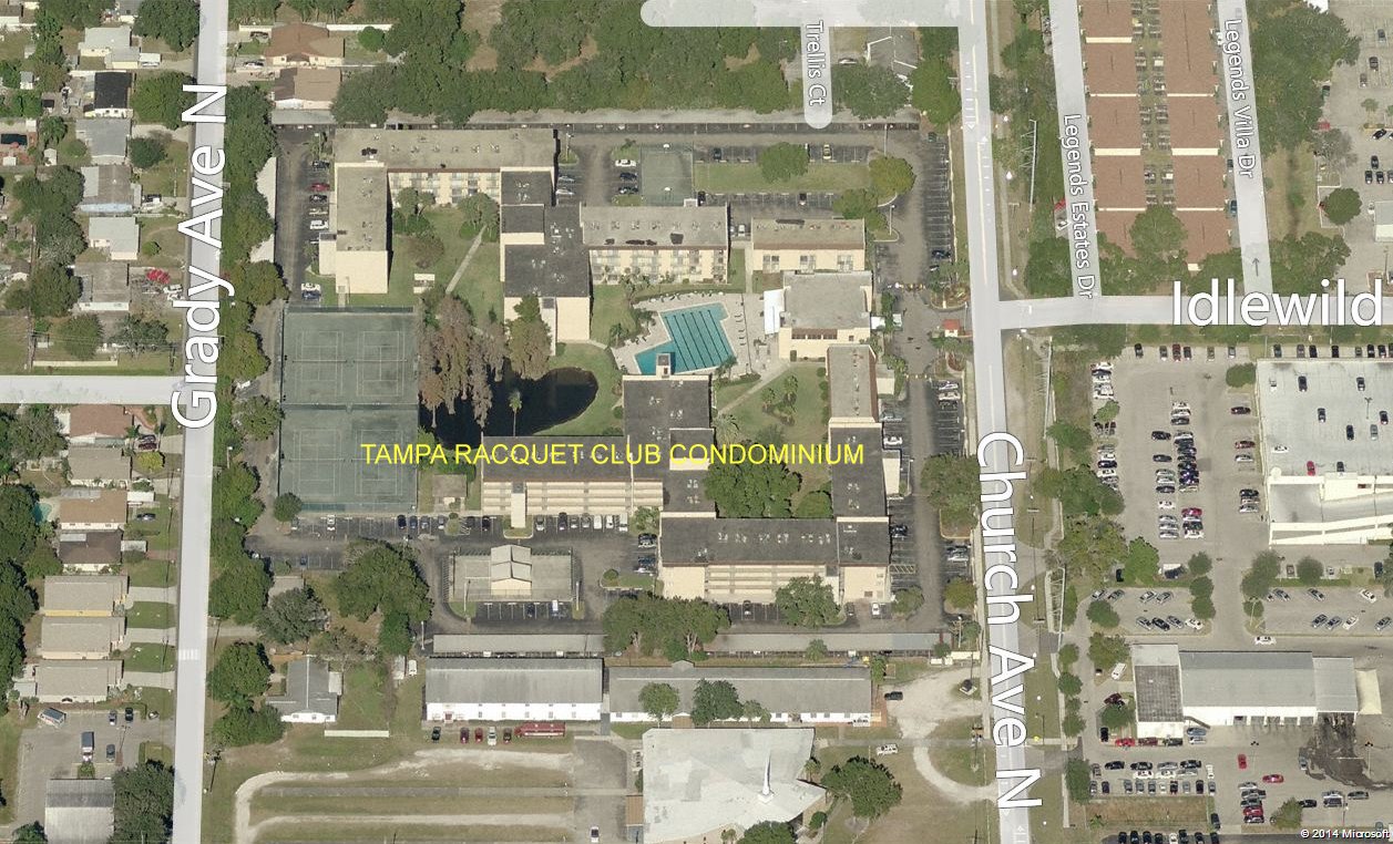 Aerial photo of Tampa Racquet Club
