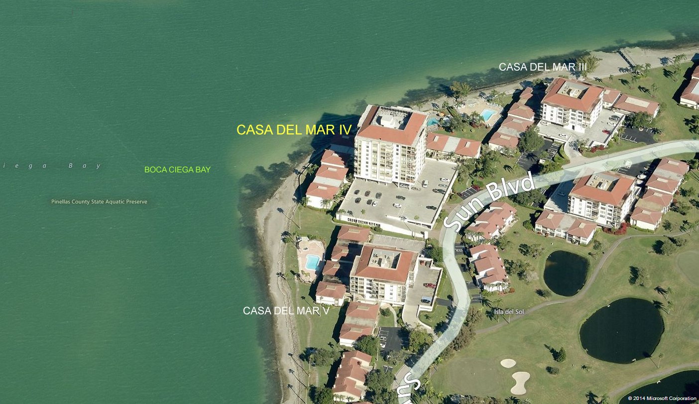 Aerial photo of Casa del Mar IV