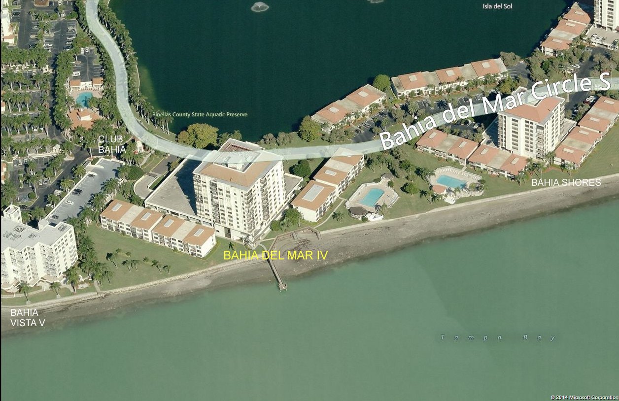 Aerial photo of Bahia del Mar IV