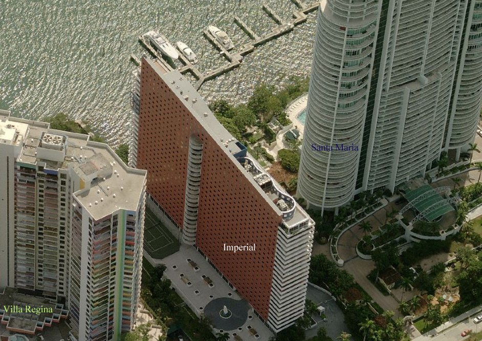 Aerial photo of Imperial Brickell
