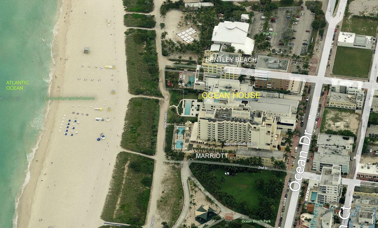 Aerial photo of Ocean House