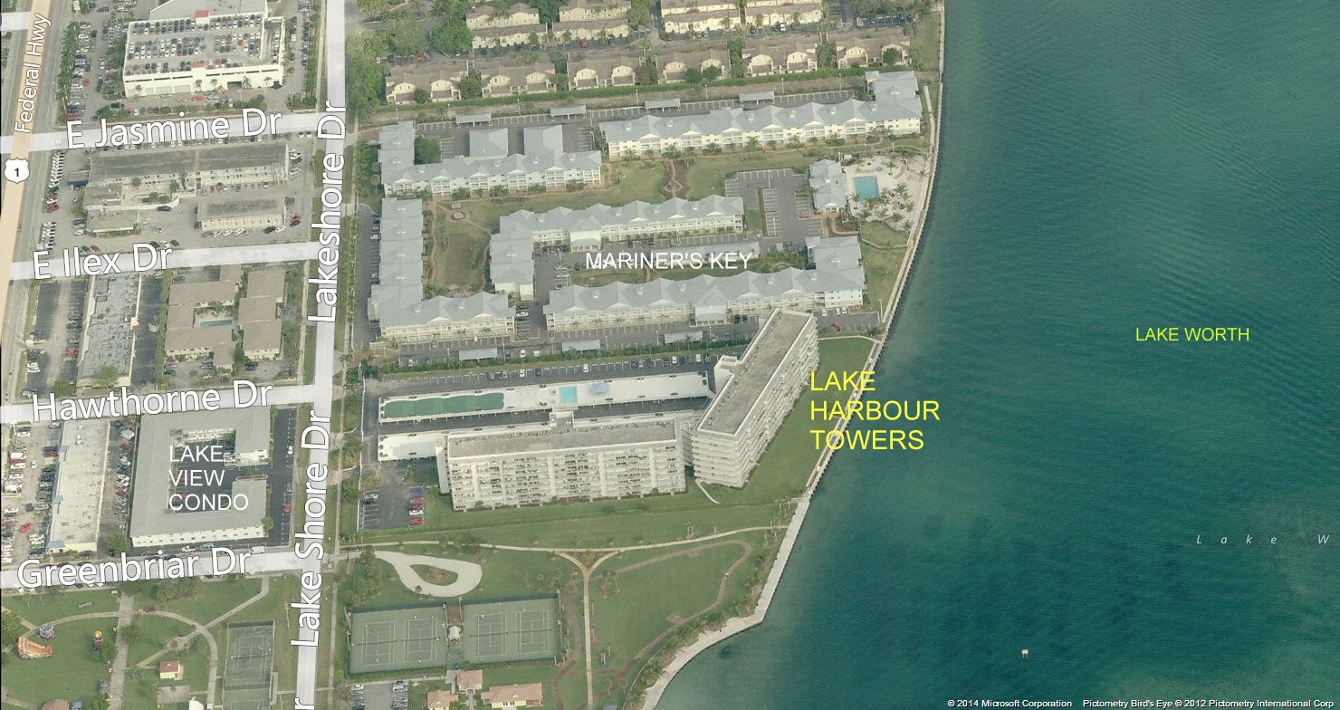 Aerial photo of Lake Harbour Towers East