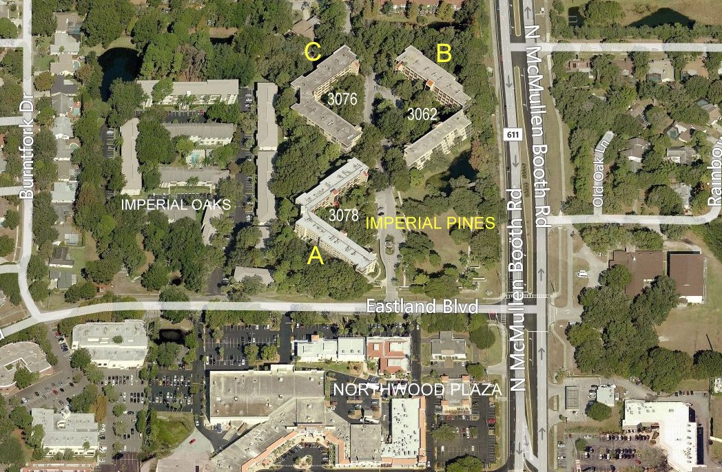 Aerial photo of Imperial Pines