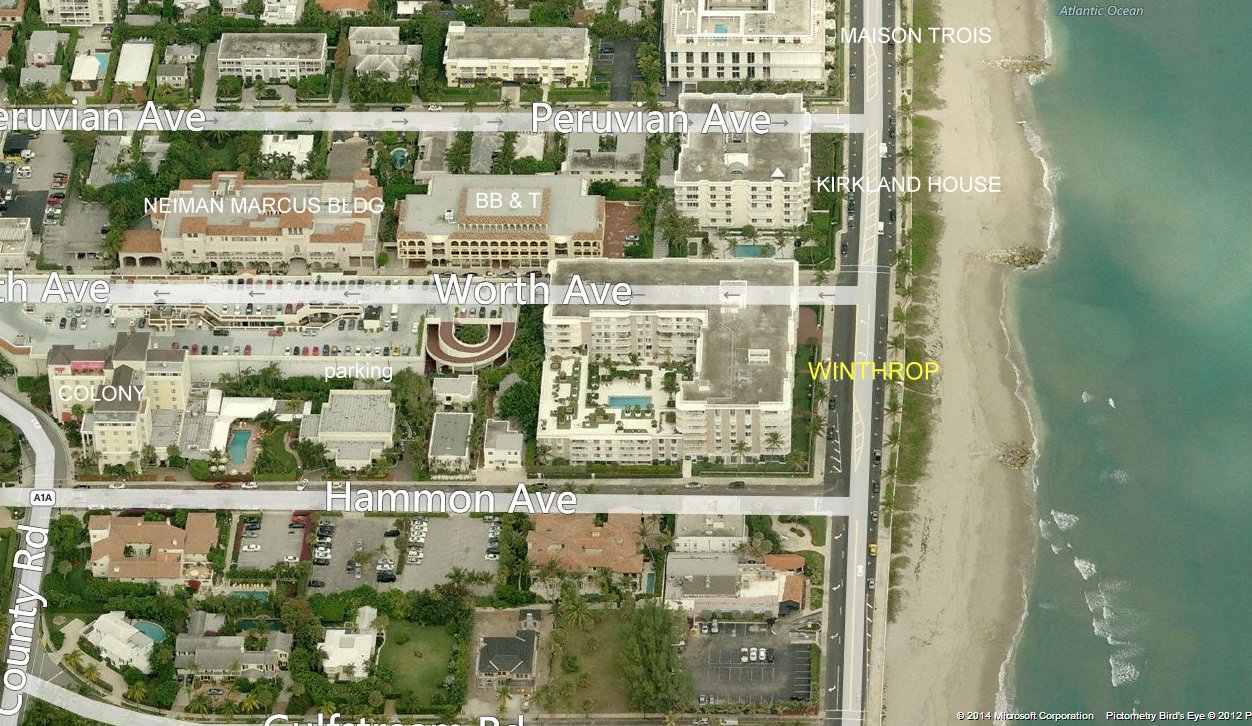 Aerial photo of Winthrop House