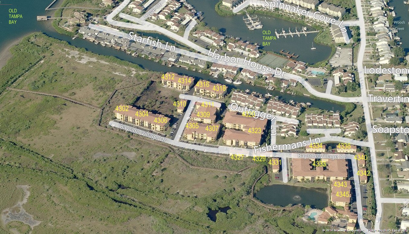 Aerial photo of Beachwalk