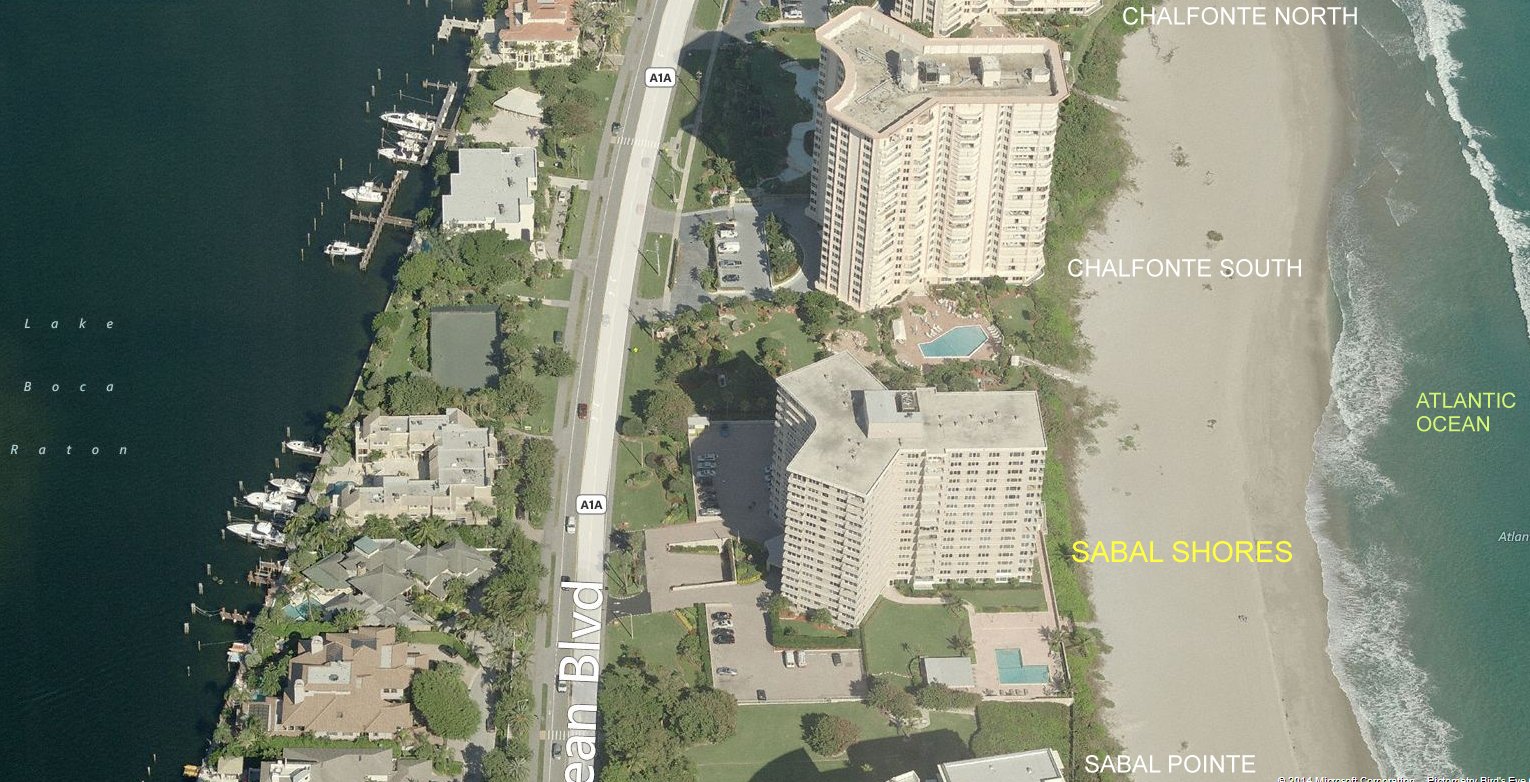 Aerial photo of Sabal Shores