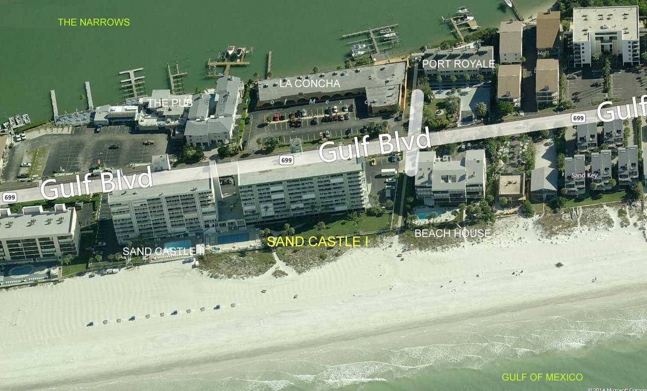 Aerial photo of Sand Castle I