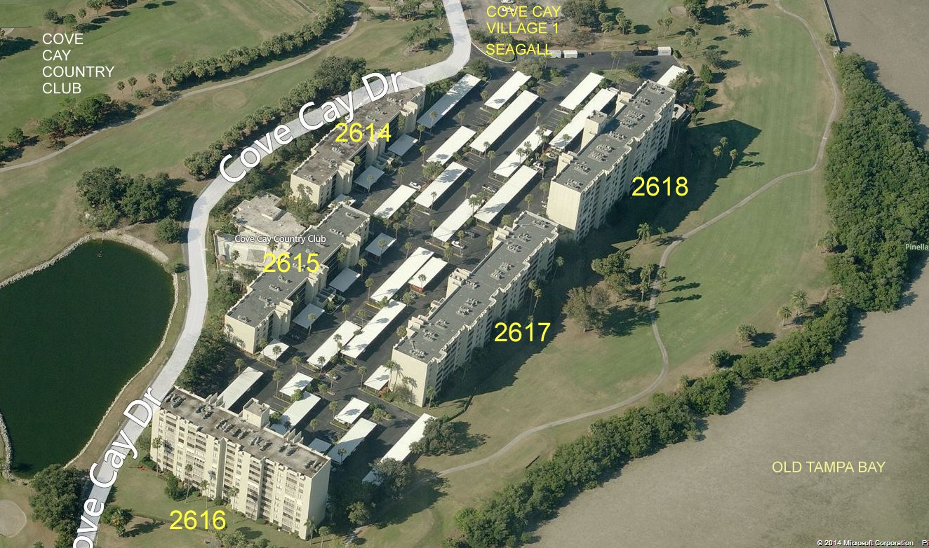 Aerial photo of Cove Cay Village 1