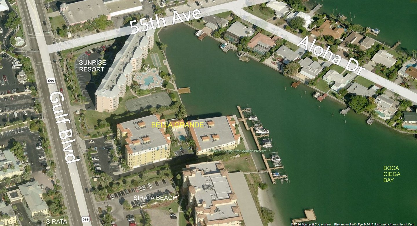 Aerial photo of Bella Grande