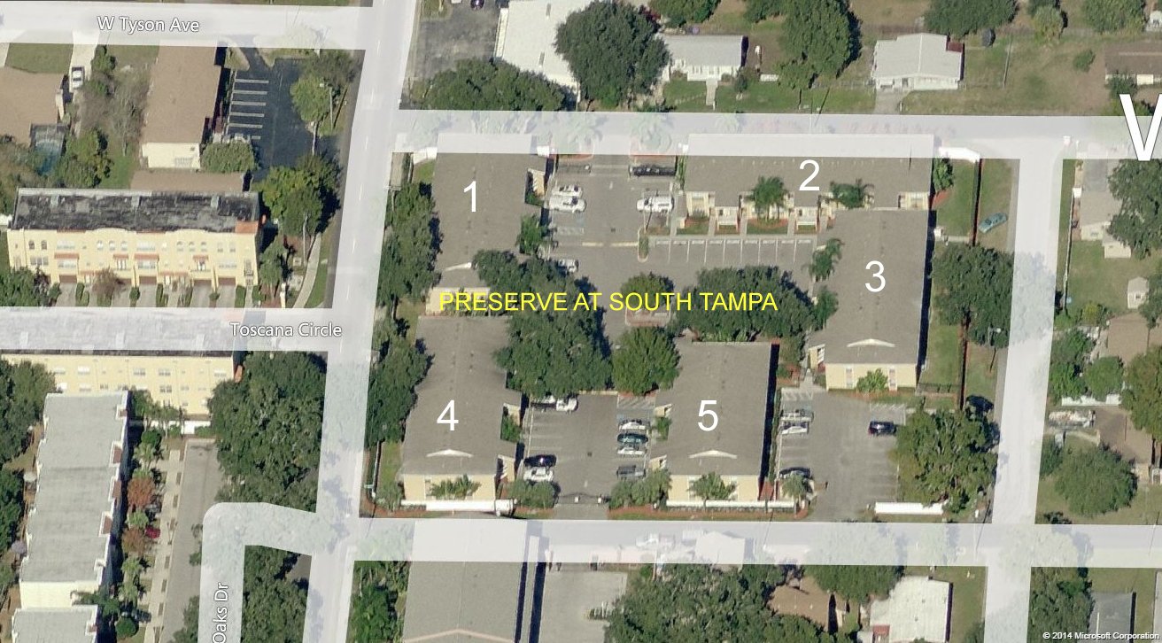 Aerial photo of Preserve at South Tampa
