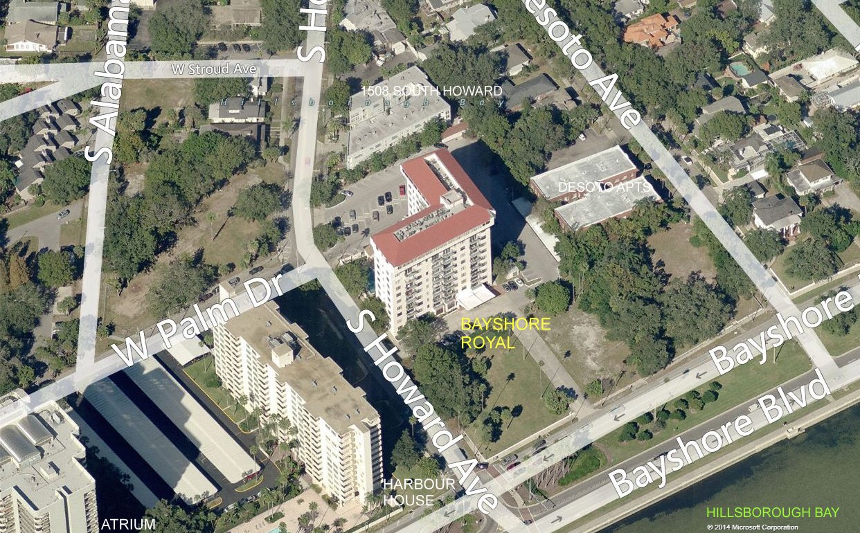 Aerial photo of Bayshore Royal