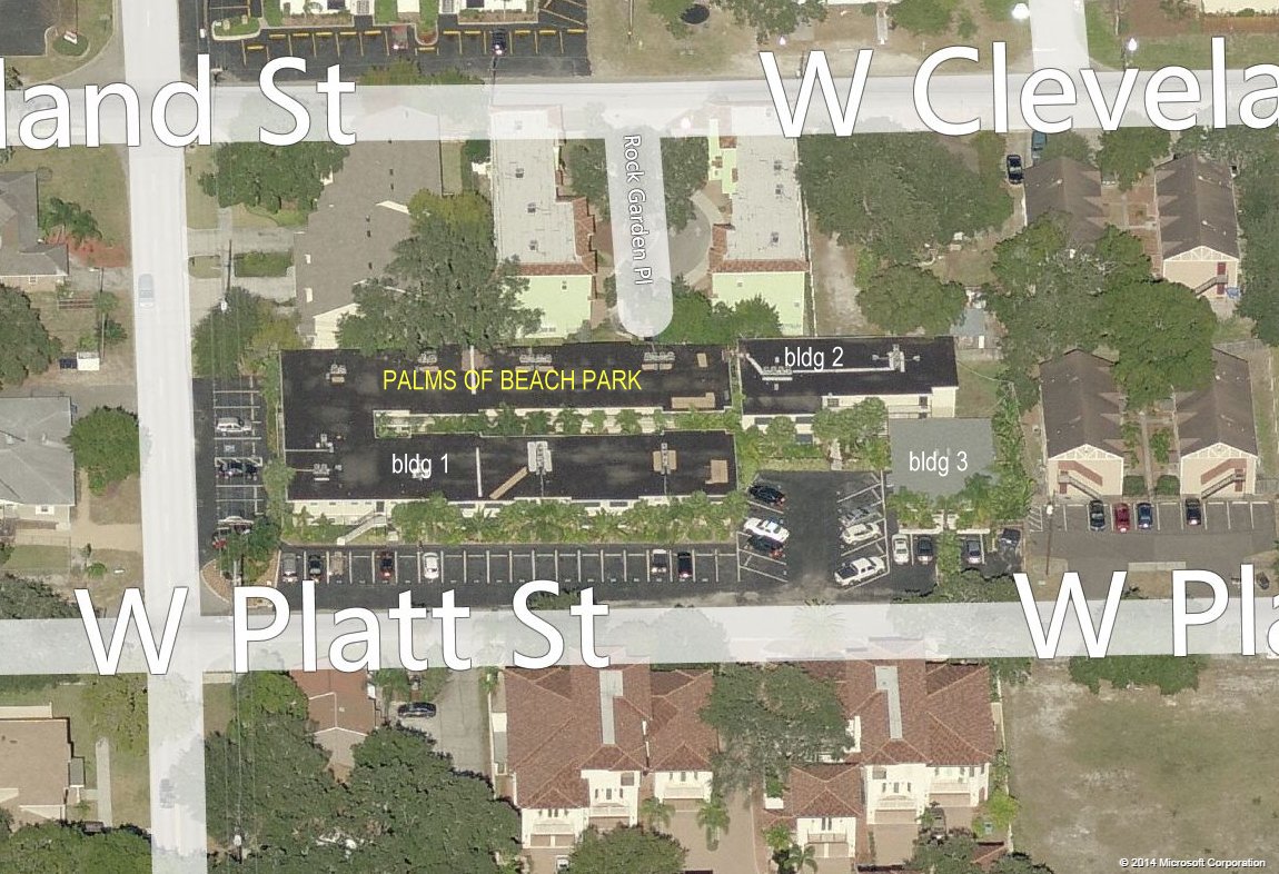 Aerial photo of Palms of Beach Park