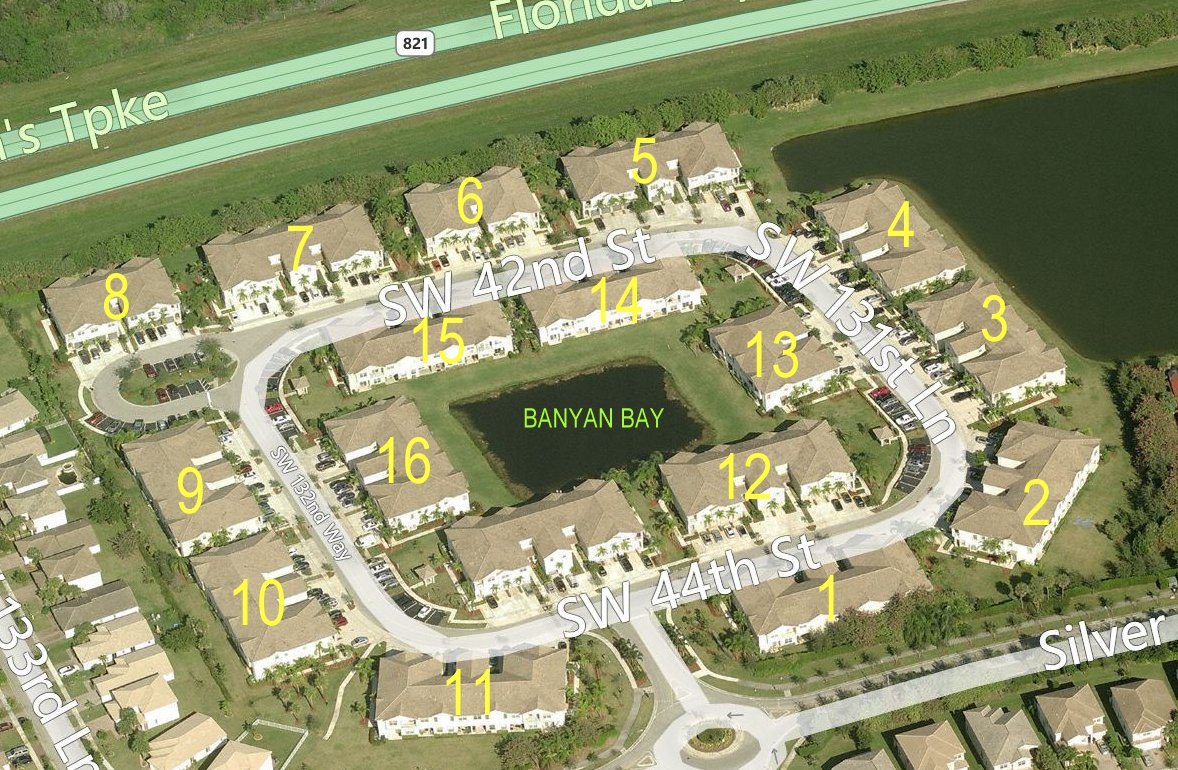 Aerial photo of Banyan Bay