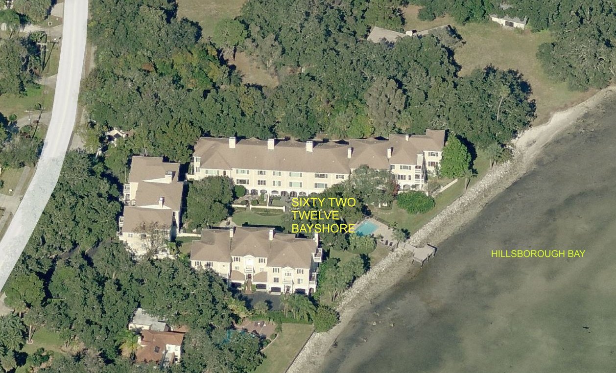 Aerial photo of Sixty-Two Twelve Bayshore